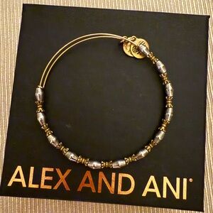 ⭐️ Alex and Ani: Two-Tone Beaded Bracelet